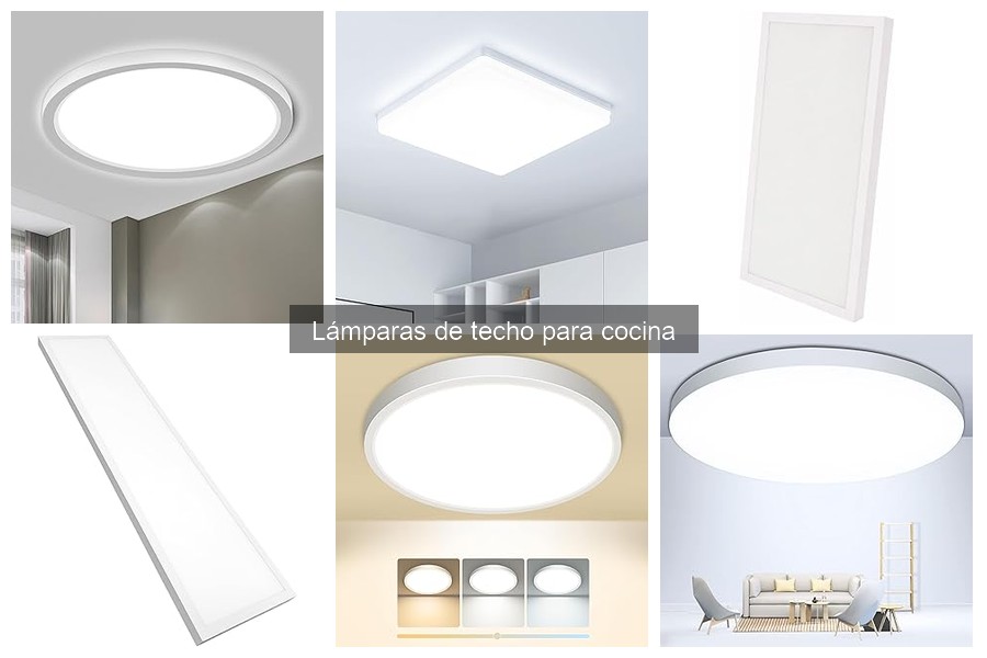 Mejores lámparas de techo para cocina: gu guía de opciones