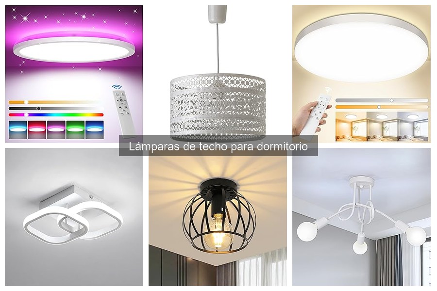 Mejores lámparas de techo para pequeños dormitorios