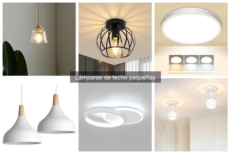 Mejores lámparas de techo pequeñas para espacios reducidos