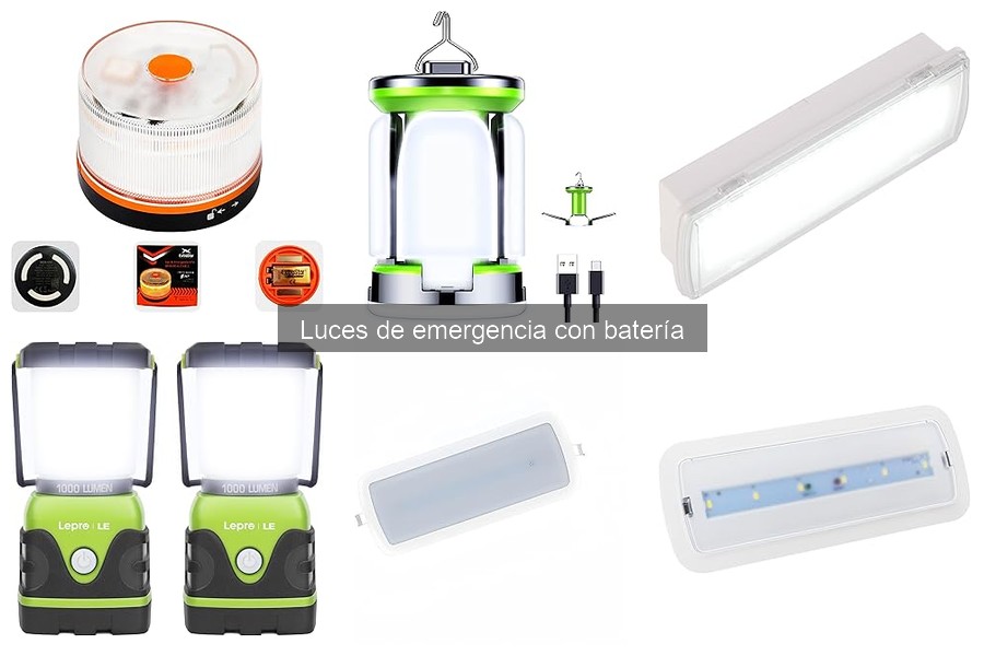 Mejores luces de emergencia con batería para hogares pequeños