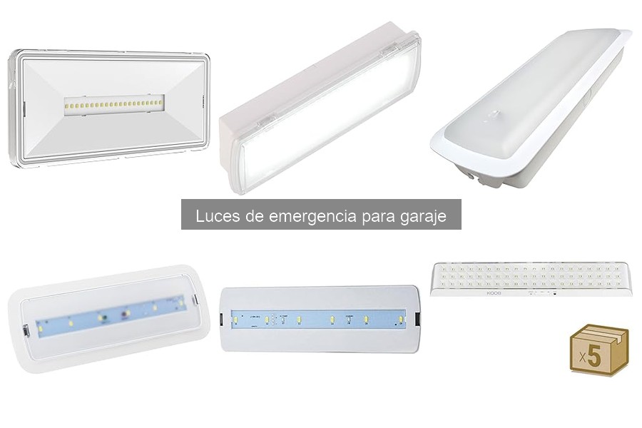 Mejores luces de emergencia para garaje en 2023