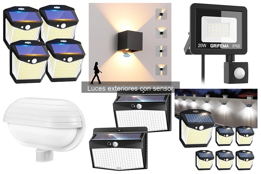 Mejores luces exteriores con sensor para seguridad en tu hogar