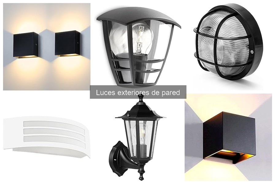 Mejores luces exteriores de pared para jardines pequeños