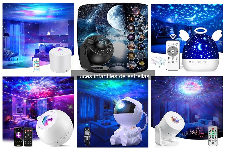 Mejores luces infantiles de estrellas para habitaciones pequeñas