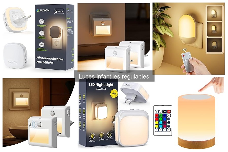 Mejores luces infantiles regulables para habitaciones pequeñas