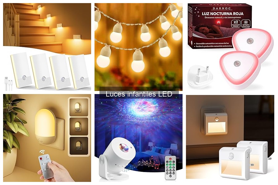 Mejores luces LED infantiles para dormitorios pequeños