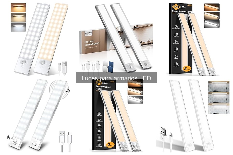 Mejores luces LED para armarios pequeños: comparativa 2023