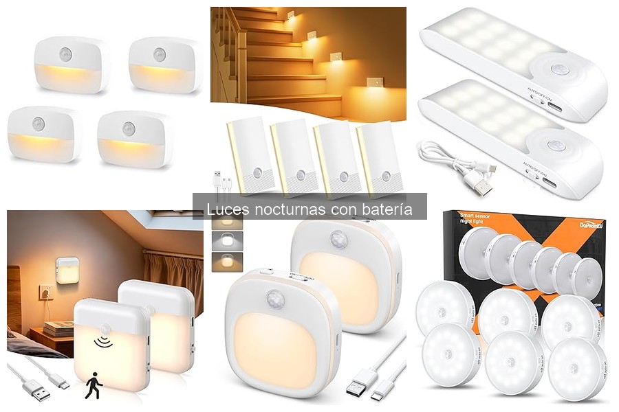 Mejores luces nocturnas con batería para bebés en 2023
