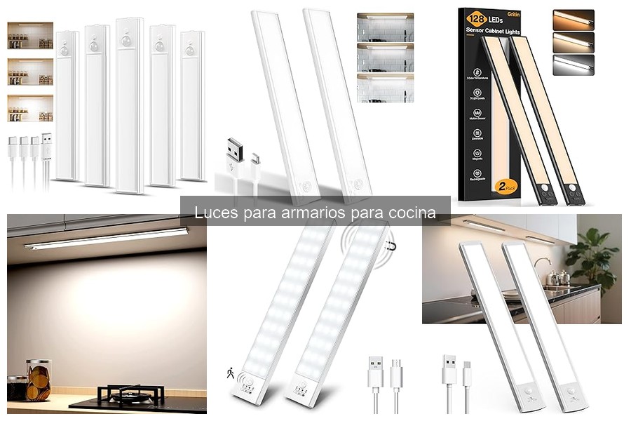 Mejores luces para armarios de cocina en 2023: Comparativa