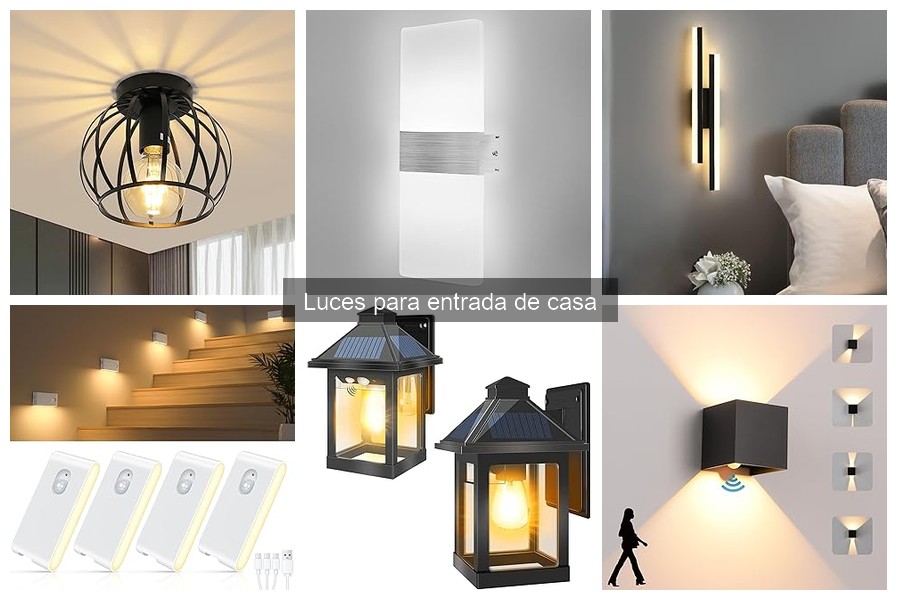 Mejores luces para entrada de casa en 2023: Comparativa