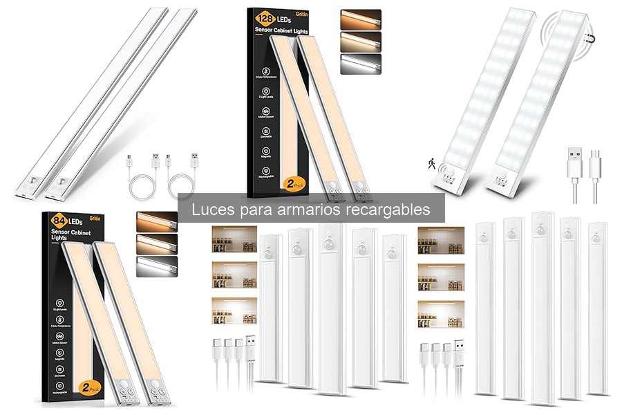 Mejores luces recargables para armarios pequeños en 2023