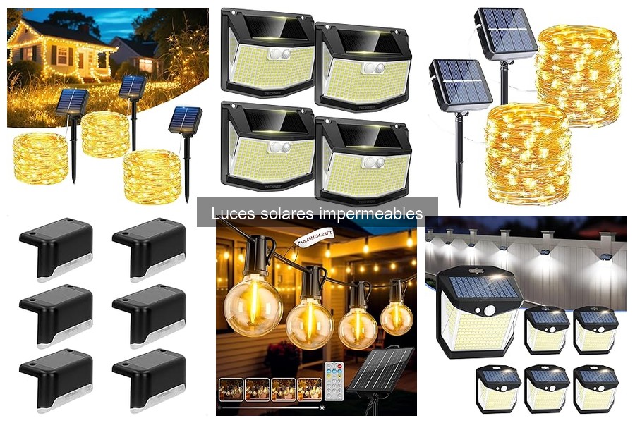Mejores luces solares impermeables para jardines 2023