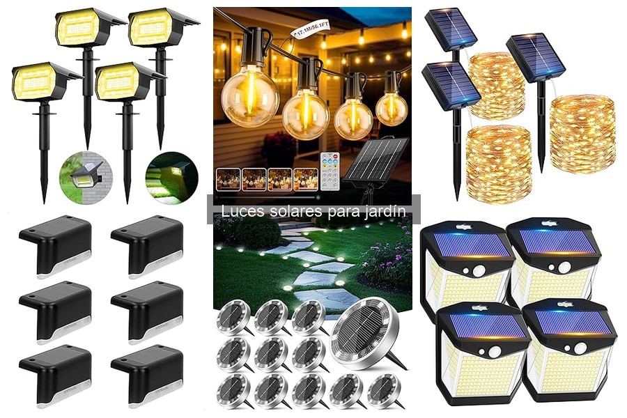 Mejores luces solares para jardín según tu estilo decorativo