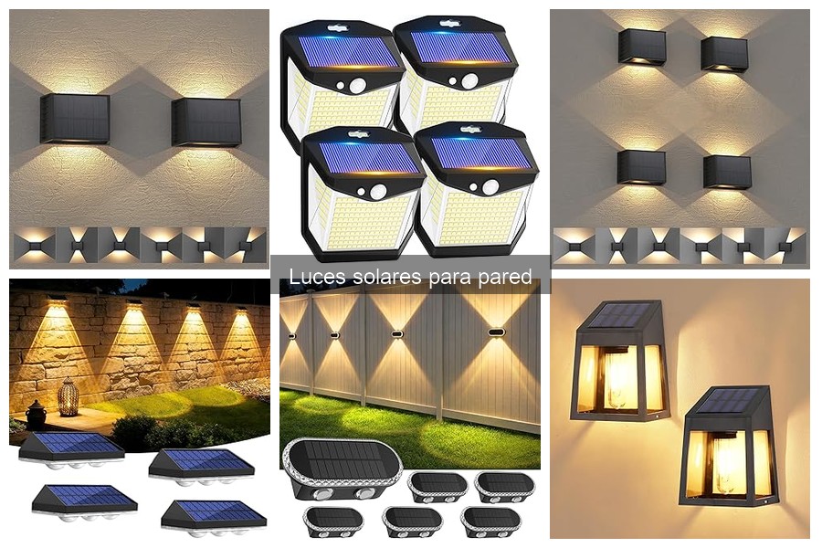 Mejores luces solares para pared en 2023: comparativa