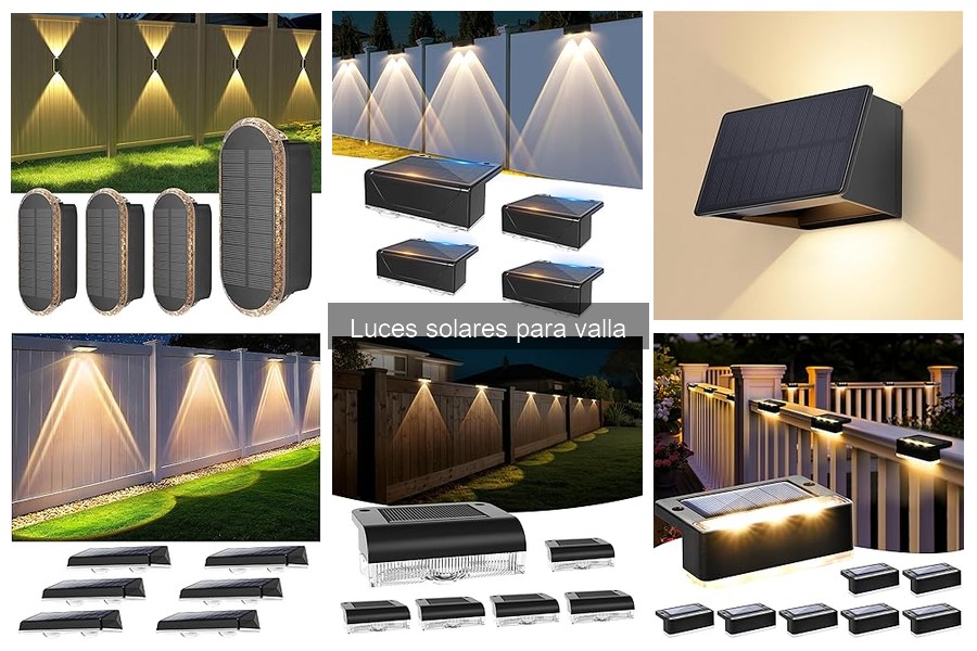 Mejores luces solares para valla según opiniones de usuarios