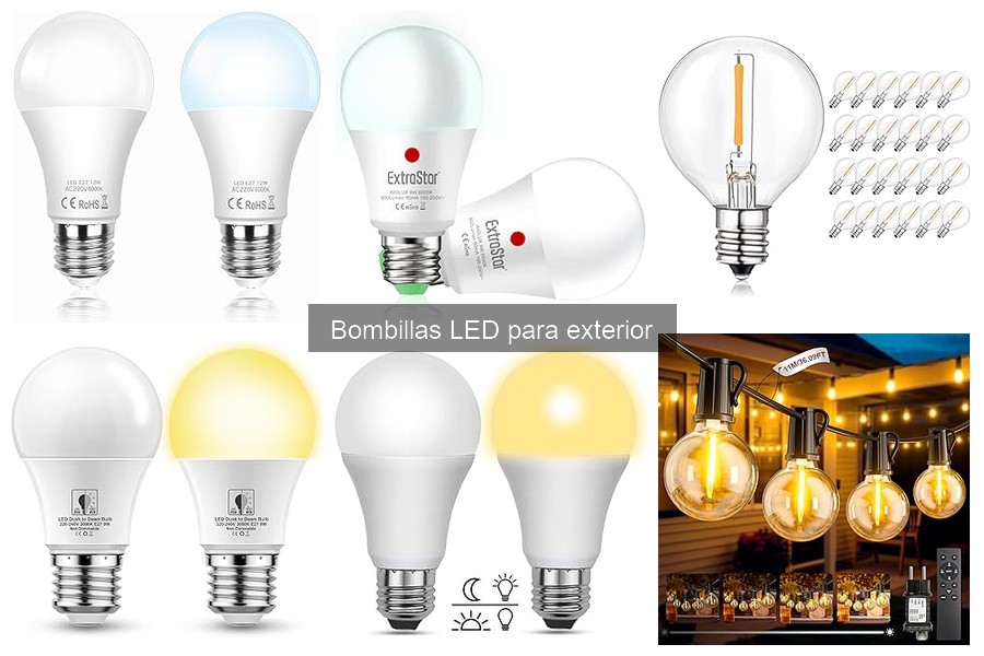 Mejores lugares para comprar bombillas LED exteriores económicas