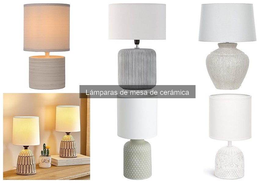 Mejores lugares para comprar lámparas de mesa de cerámica baratas
