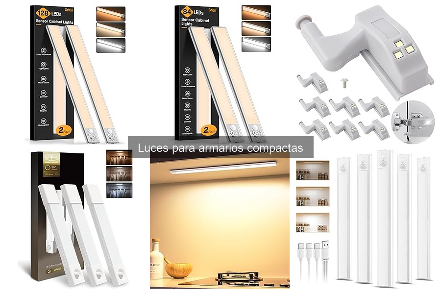 Mejores lugares para comprar luces para armarios compactas