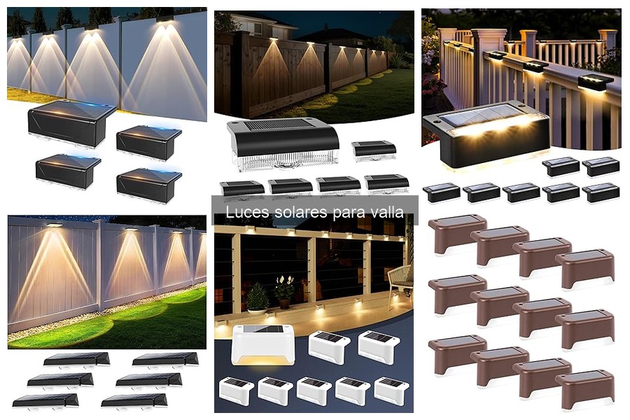 Mejores lugares para comprar luces solares para valla