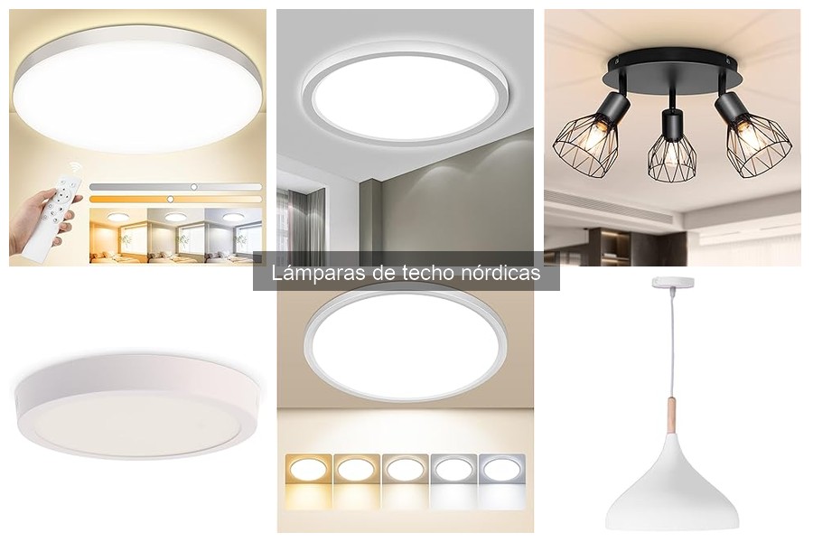Mejores marcas de lámparas de techo nórdicas para tu hogar