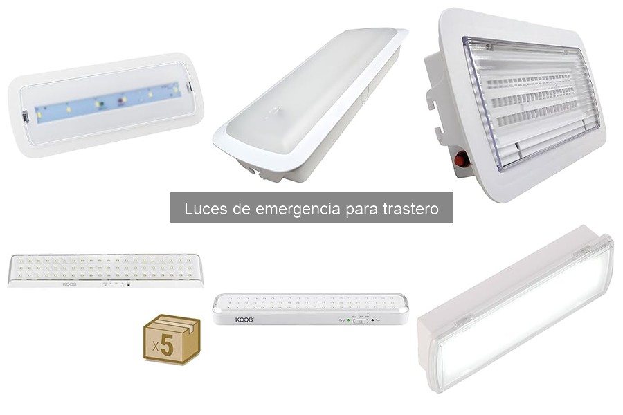 Mejores marcas de luces de emergencia para trastero