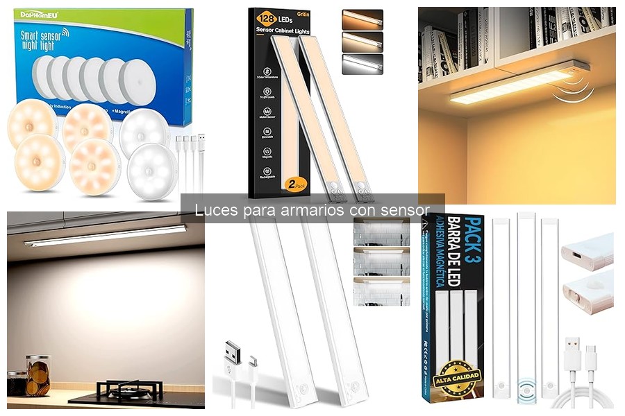 Mejores marcas de luces para armarios con sensor