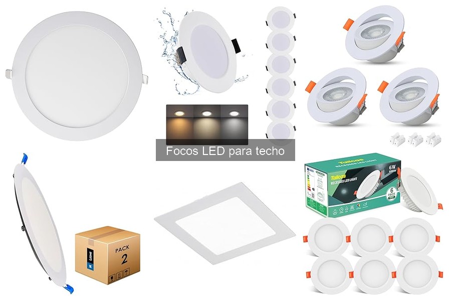 Mejores ofertas de focos LED para techo en 2023