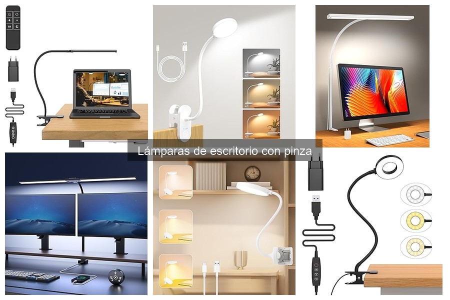 Mejores Ofertas de Lámparas de Escritorio con Pinza en Amazon