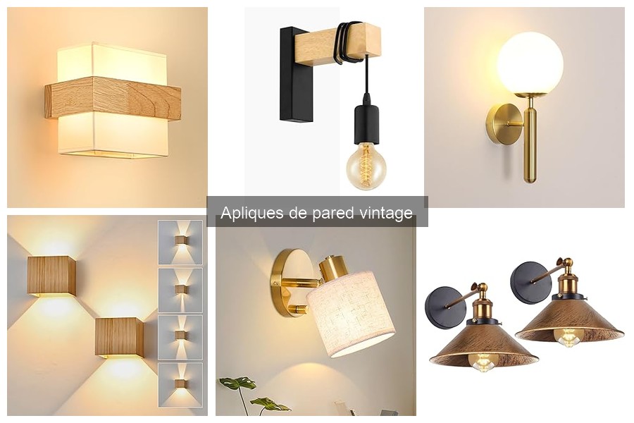 Mejores ofertas y precios de apliques de pared vintage