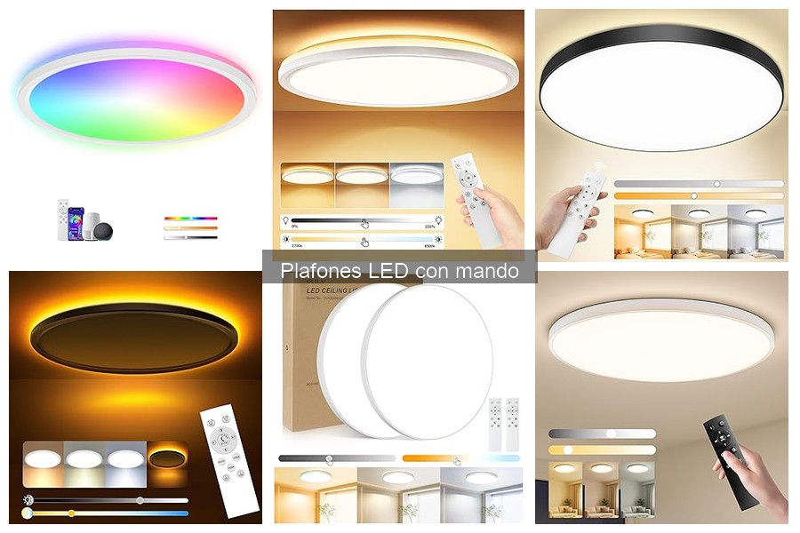 Mejores plafones LED con mando para oficinas en 2023