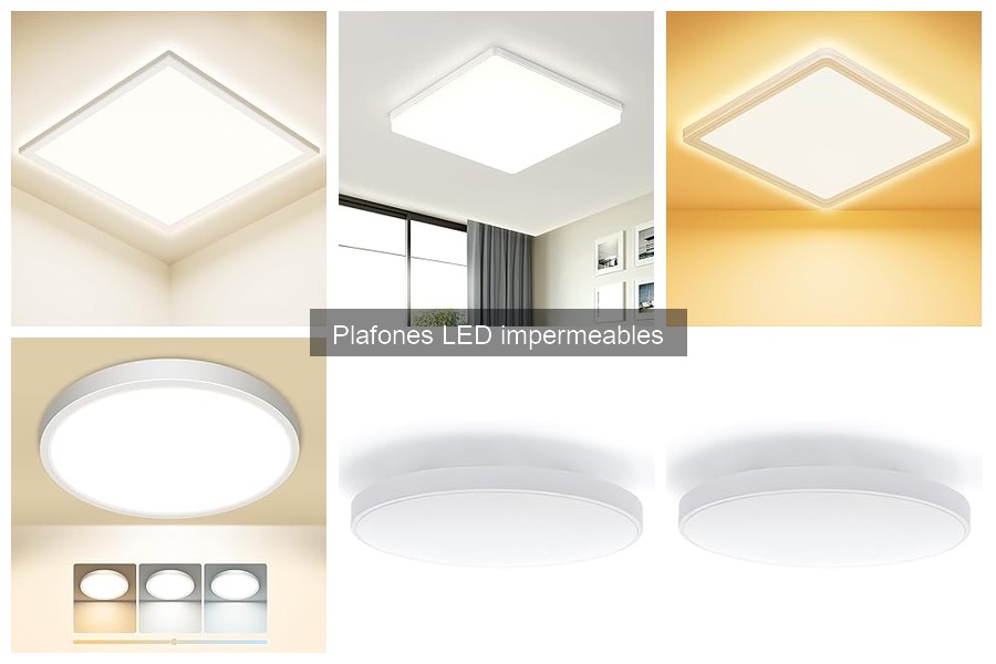 Mejores plafones LED impermeables para baños y exteriores