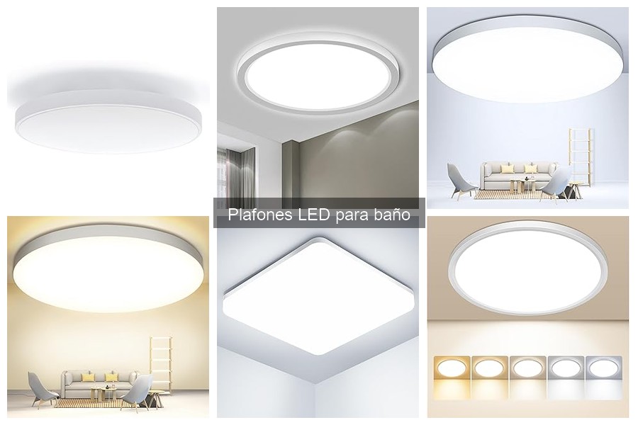 Mejores plafones LED para baños pequeños en 2023