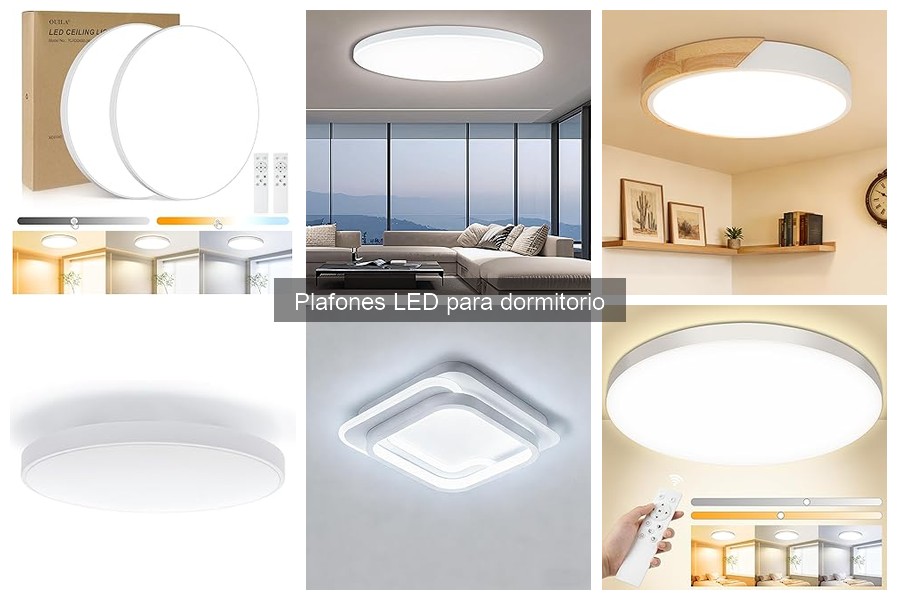 Mejores plafones LED para dormitorios pequeños: guía comparativa