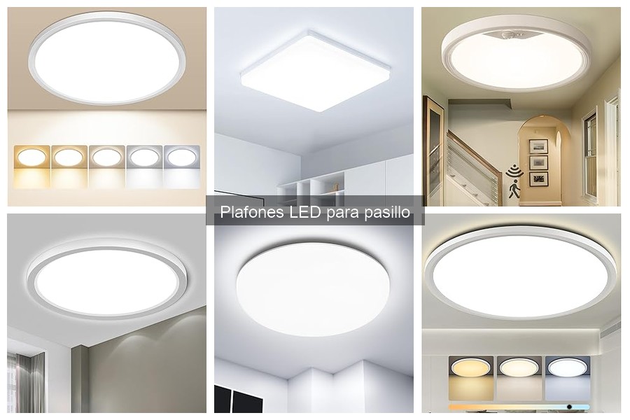 Mejores plafones LED para pasillos estrechos: comparativa 2023
