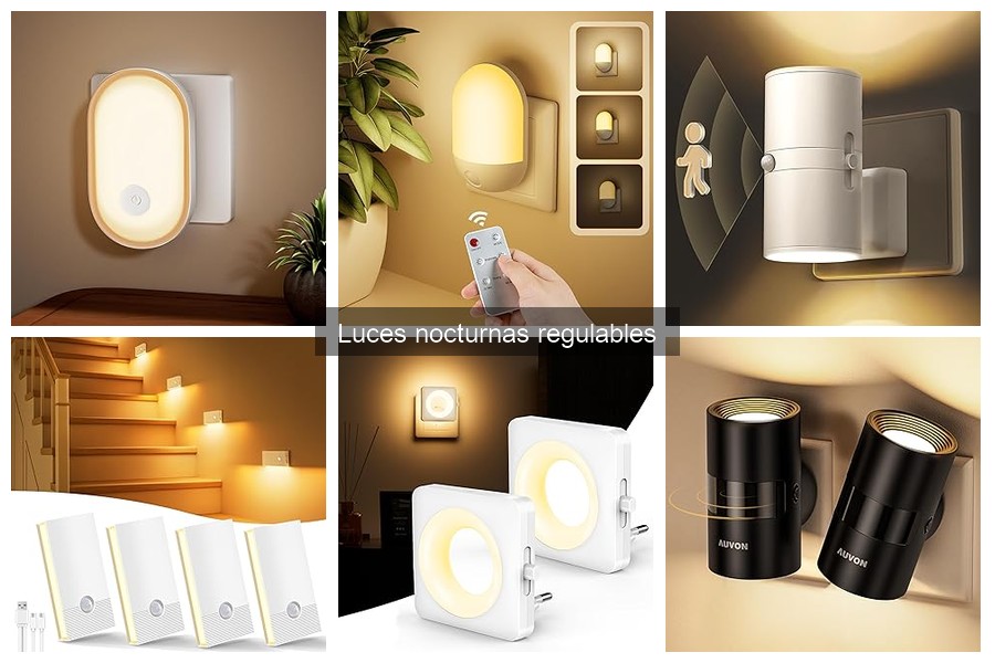 Mejores tiendas para comprar luces nocturnas regulables en oferta