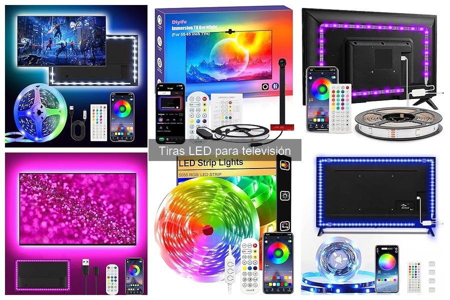 Mejores tiendas para comprar tiras LED para televisión