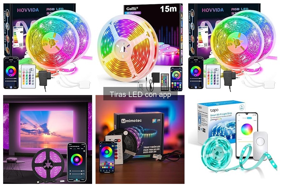 Mejores tiras LED con app para decorar tu hogar
