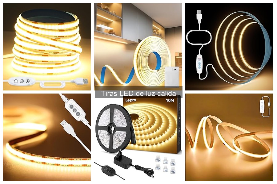 Mejores tiras LED de luz cálida para interiores en 2023