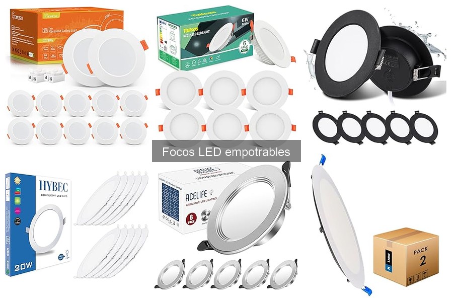 Ofertas de Focos LED Empotrables en Amazon: Mejores Precios