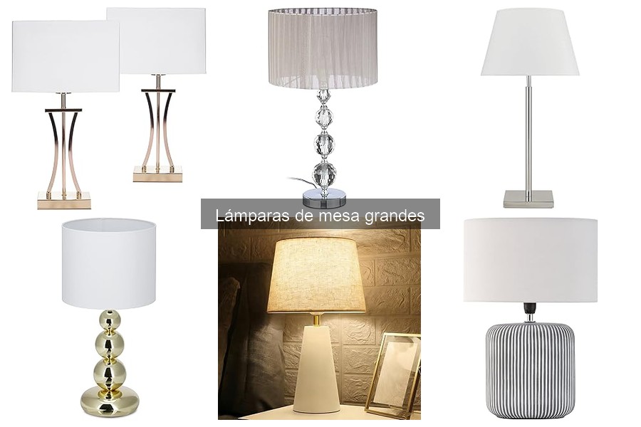 Ofertas en lámparas de mesa grandes: descuentos actuales
