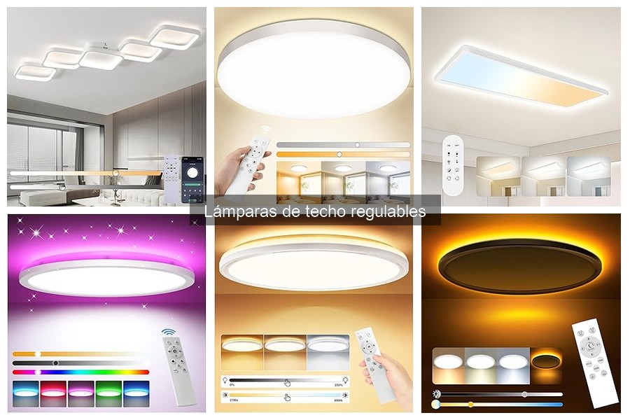 Ofertas en lámparas de techo regulables para tu hogar