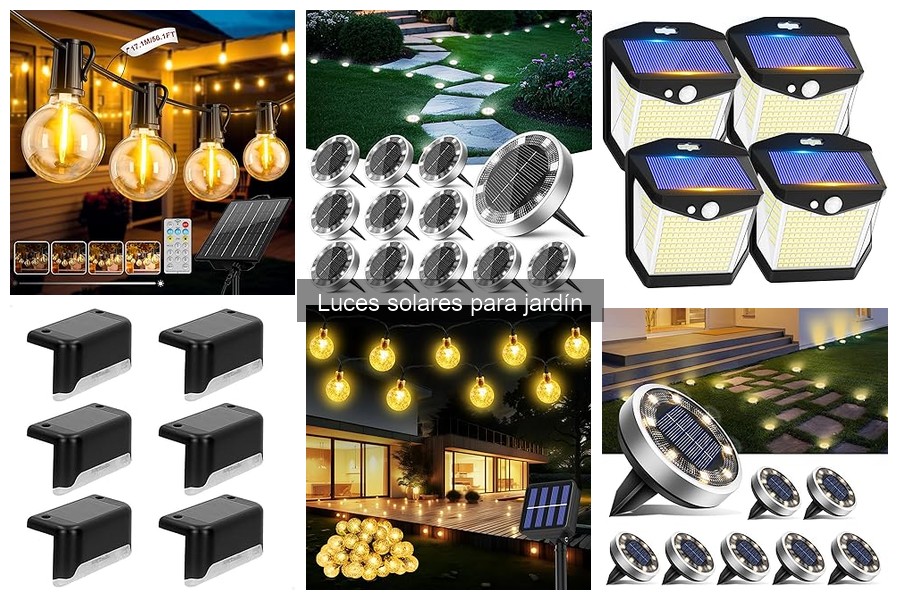Ofertas y precios de luces solares para jardín