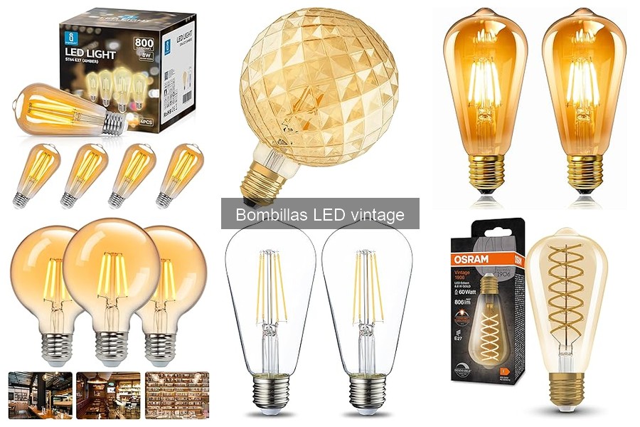 Opiniones reales sobre bombillas LED vintage: ¿valen la pena?