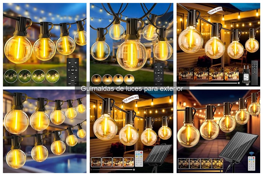 Opiniones sobre Guirnaldas de Luces para Exterior en 2023