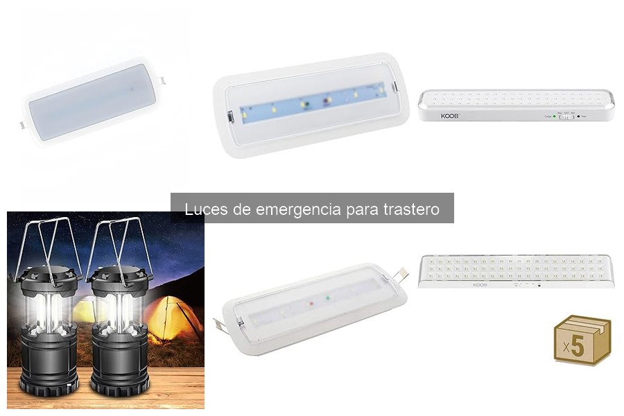Opiniones sobre luces de emergencia para trastero