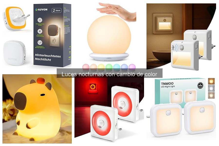Opiniones sobre luces nocturnas con cambio de color