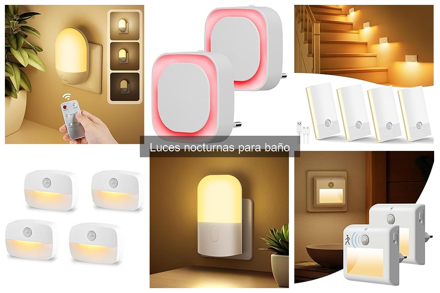 Opiniones sobre luces nocturnas para baño: Comparativa 2023