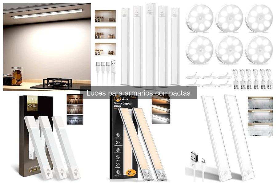 Opiniones sobre luces para armarios compactas que debes leer