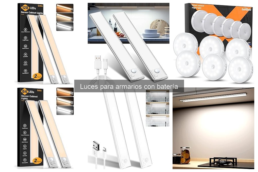 Opiniones sobre luces para armarios con batería: ¡Descubre lo mejor!
