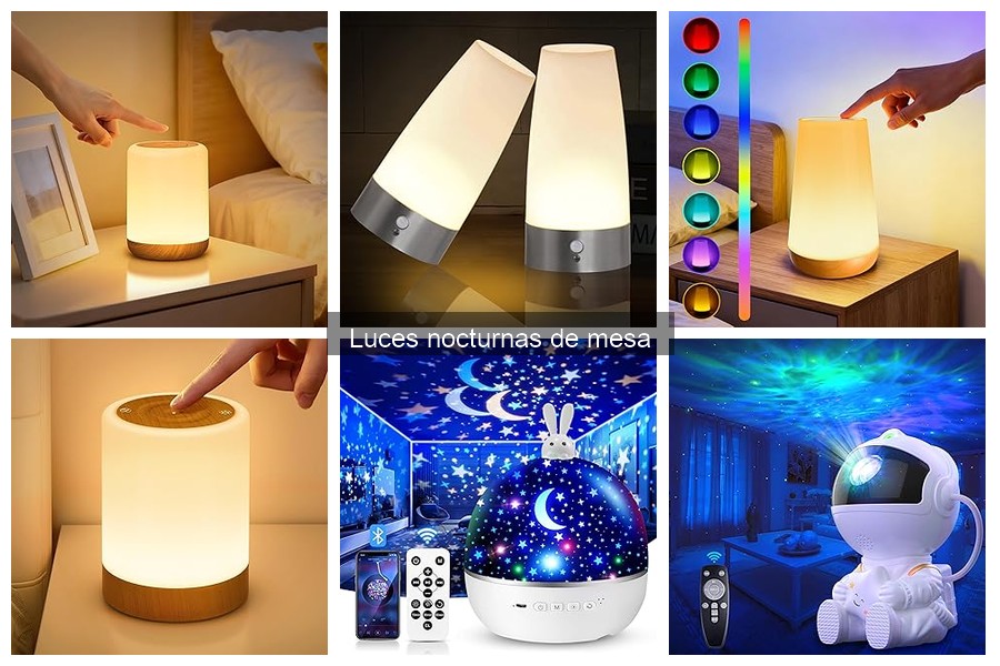 Optimiza la Iluminación con Luces Nocturnas de Mesa